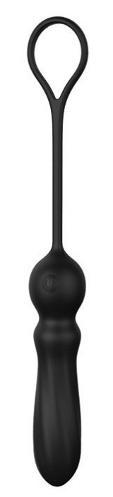 Черный анальный вибромассажер SMOOTH ANAL VIBE - 25 см. - Dream Toys