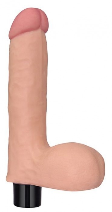 Телесный вибромассажер-реалистик Real Softee Cock 8 - 17 см. - Lovetoy