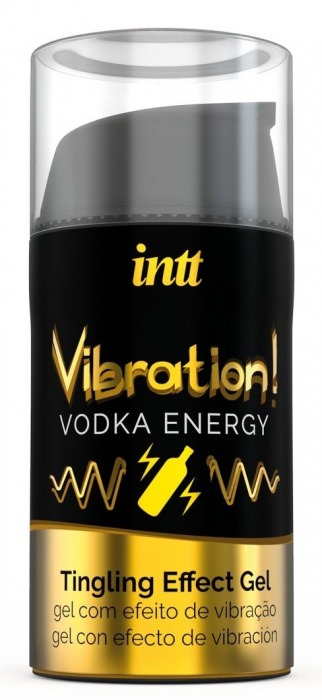 Жидкий интимный гель с эффектом вибрации Vibration! Vodka Energy - 15 мл. - INTT - купить с доставкой в Ростове-на-Дону