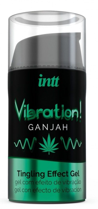 Жидкий интимный гель с эффектом вибрации Vibration! Ganjah - 15 мл. - INTT - купить с доставкой в Ростове-на-Дону