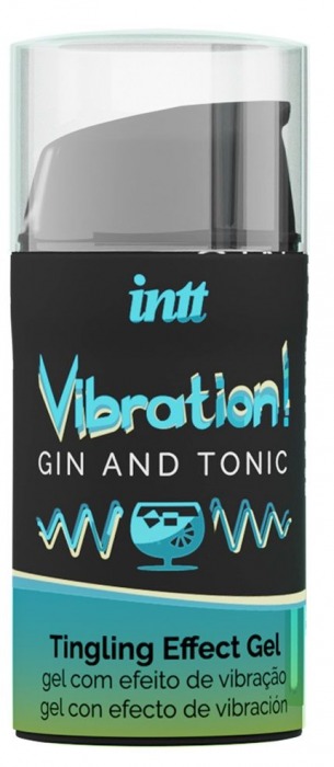 Жидкий интимный гель с эффектом вибрации Vibration! Gin   Tonic - 15 мл. - INTT - купить с доставкой в Ростове-на-Дону