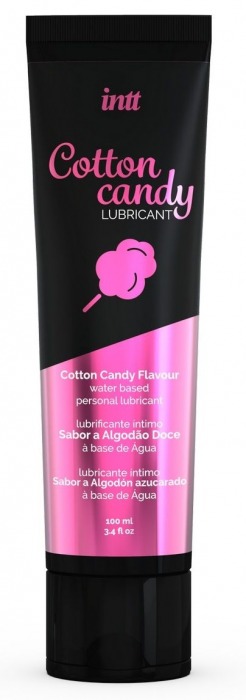 Интимный гель на водной основе Cotton Candy Lubricant - 100 мл. - INTT - купить с доставкой в Ростове-на-Дону