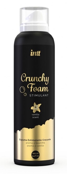 Пенка для массажа Crunchy Foam Stimulant Vanilla - 100 мл. - INTT - купить с доставкой в Ростове-на-Дону