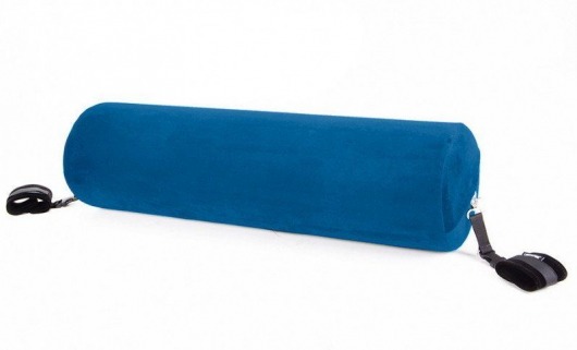 Синяя вельветовая подушка для любви Liberator Retail Whirl - Liberator - купить с доставкой в Ростове-на-Дону