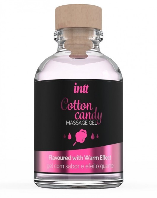 Массажный гель с согревающим эффектом Cotton Candy - 30 мл. - INTT - купить с доставкой в Ростове-на-Дону