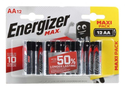 Батарейки Energizer MAX AA/LR6 1.5V - 12 шт. - Energizer - купить с доставкой в Ростове-на-Дону