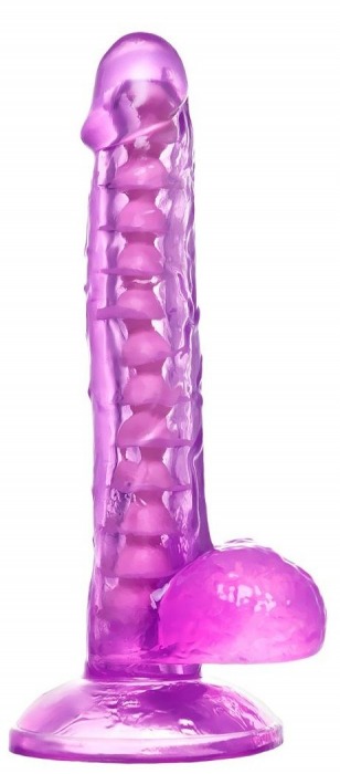 Фиолетовый реалистичный фаллоимитатор Celiam - 20,5 см. - A-toys