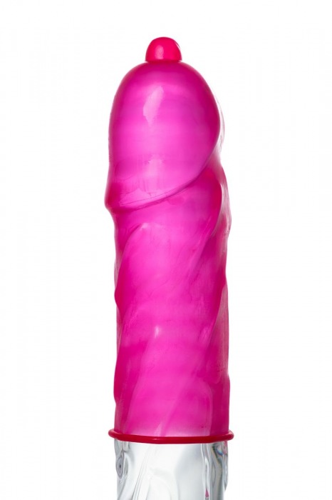 Цветные презервативы VIVA Color Aroma с ароматом клубники - 3 шт. - VIZIT - купить с доставкой в Ростове-на-Дону