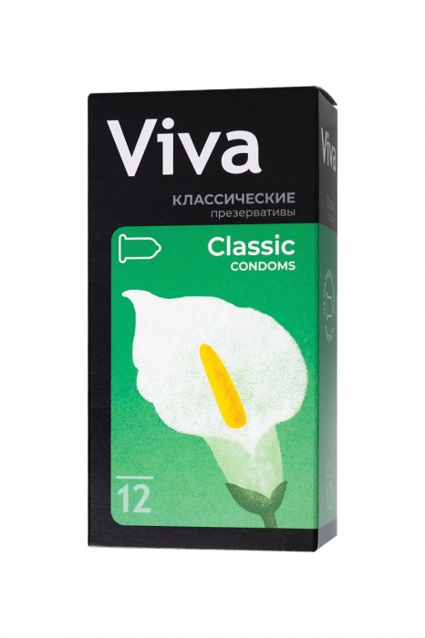 Классические презервативы VIVA Classic - 12 шт. - VIZIT - купить с доставкой в Ростове-на-Дону