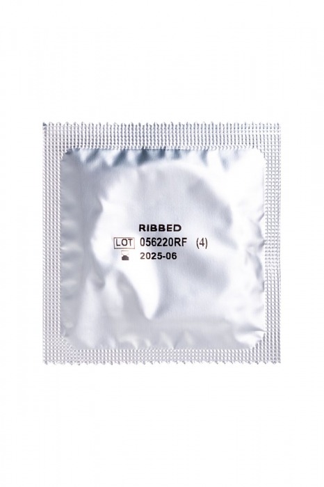 Ребристые презервативы VIZIT Ribbed - 3 шт. - VIZIT - купить с доставкой в Ростове-на-Дону