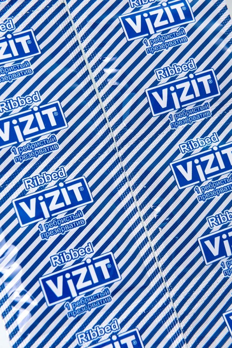Ребристые презервативы VIZIT Ribbed - 3 шт. - VIZIT - купить с доставкой в Ростове-на-Дону