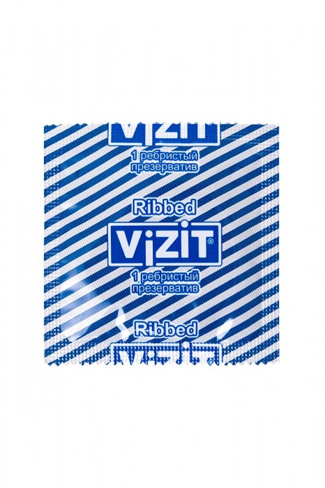 Ребристые презервативы VIZIT Ribbed - 12 шт. - VIZIT - купить с доставкой в Ростове-на-Дону