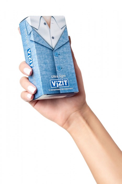 Ультратонкие презервативы VIZIT Ultra light - 12 шт. - VIZIT - купить с доставкой в Ростове-на-Дону