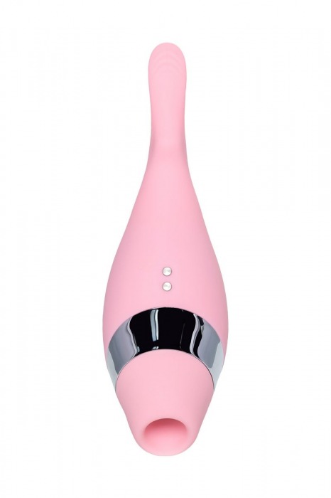 Розовый многофункциональный стимулятор Dahlia - 14 см. - ToyFa