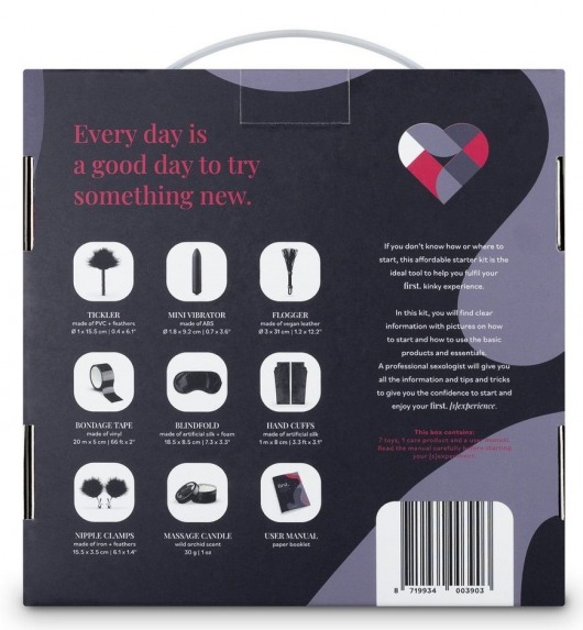 Стартовый набор БДСМ First Kinky Experience - Loveboxxx - купить с доставкой в Ростове-на-Дону