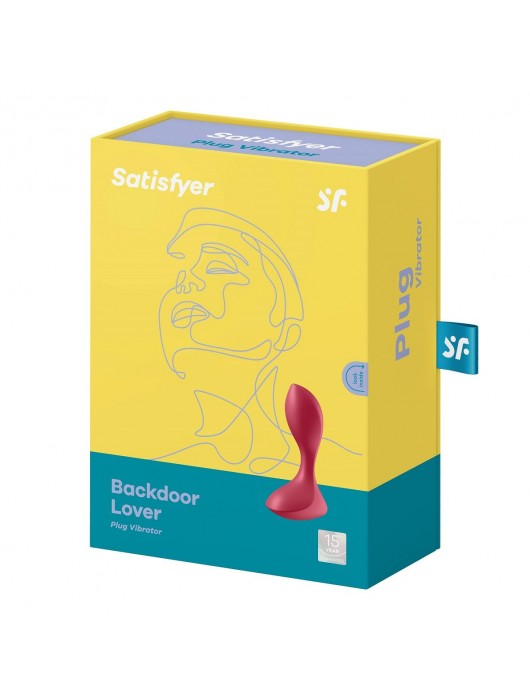 Красный вибромассажёр простаты Satisfyer Backdoor Lover - 14 см. - Satisfyer - в Ростове-на-Дону купить с доставкой