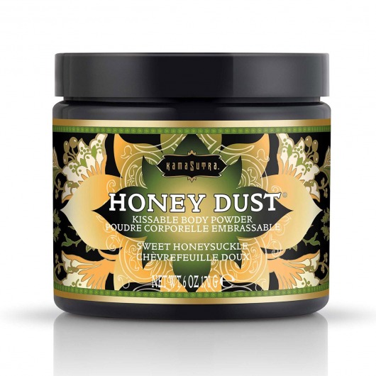Пудра для тела Honey Dust Body Powder с ароматом жимолости - 170 гр. - Kama Sutra - купить с доставкой в Ростове-на-Дону