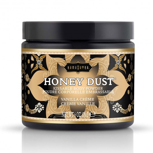 Пудра для тела Honey Dust Body Powder с ароматом ванили - 170 гр. - Kama Sutra - купить с доставкой в Ростове-на-Дону