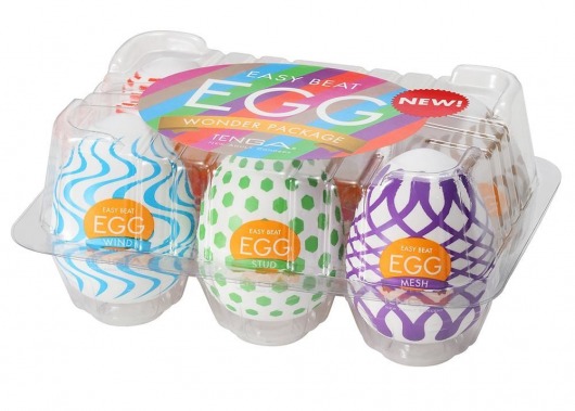 Набор из 6 мастурбаторов Tenga EGG IV с различным рельефом - Tenga - в Ростове-на-Дону купить с доставкой