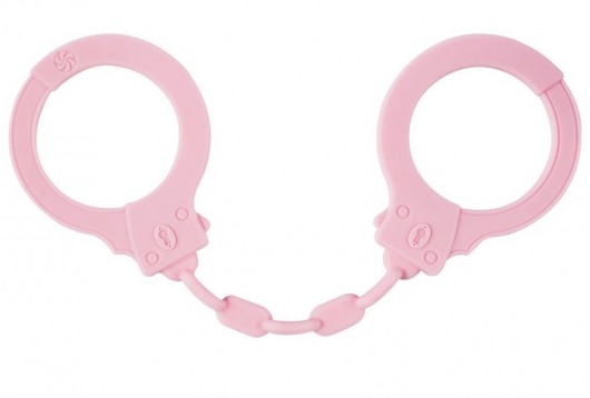 Розовые силиконовые наручники Suppression - Lola Games - купить с доставкой в Ростове-на-Дону