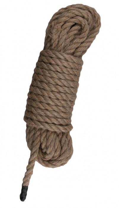 Пеньковая веревка для связывания Hemp Rope - 5 м. - Easy toys - купить с доставкой в Ростове-на-Дону