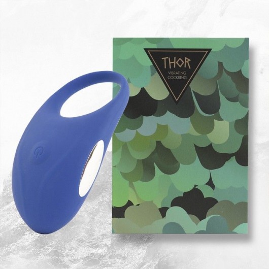 Синее кольцо с вибрацией Thor Cockring - FeelzToys - в Ростове-на-Дону купить с доставкой