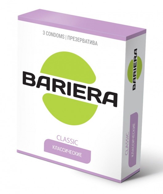 Классические презервативы Bariera Classic - 3 шт. - Bariera - купить с доставкой в Ростове-на-Дону