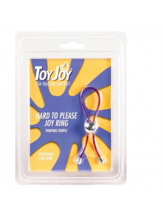 Фиолетовое утягивающее лассо HARD TO PLEASE - Toy Joy - в Ростове-на-Дону купить с доставкой