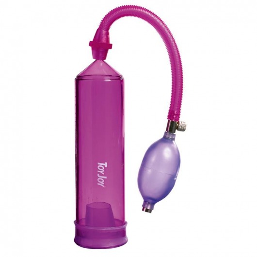 Фиолетовая вакуумная помпа Power Pump - Toy Joy - в Ростове-на-Дону купить с доставкой