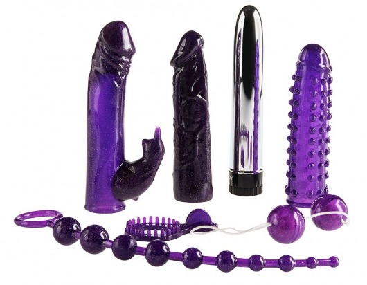 Набор фиолетовых стимуляторов Imperial Rabbit Kit - Toy Joy - купить с доставкой в Ростове-на-Дону