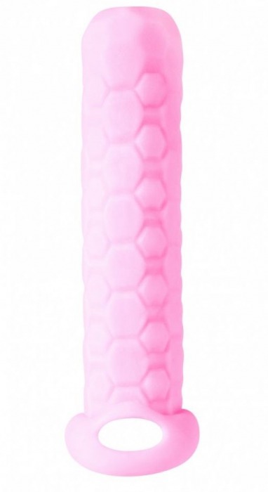 Розовый фаллоудлинитель Homme Long - 13,5 см. - Lola Games - в Ростове-на-Дону купить с доставкой