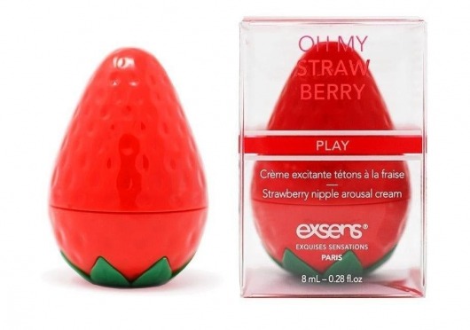 Крем для стимуляции сосков Oh My Strawberry - 8 мл. - Exsens - купить с доставкой в Ростове-на-Дону