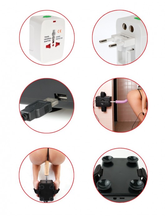 Секс-машина для вагинально-анальной стимуляции - Pipedream - купить с доставкой в Ростове-на-Дону