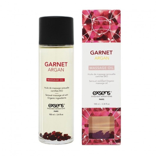 Органическое массажное масло GARNET ARGAN - 100 мл. - Exsens - купить с доставкой в Ростове-на-Дону