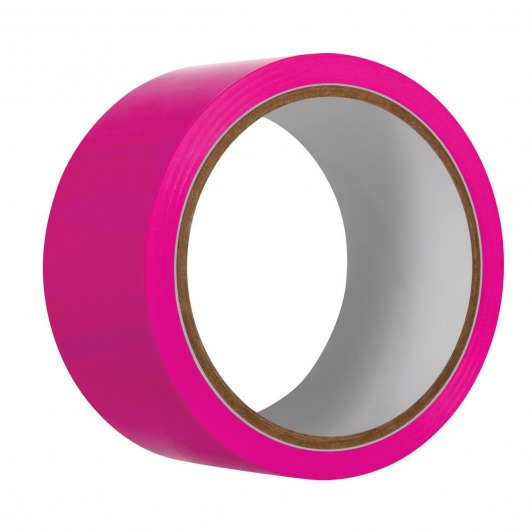 Розовая лента для бондажа Pink Bondage Tape - 20 м. - Evolved - купить с доставкой в Ростове-на-Дону