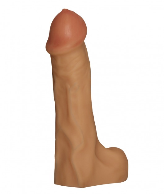 Реалистичная насадка для трусиков Harness с плугом - 21 см. - Джага-Джага - купить с доставкой в Ростове-на-Дону