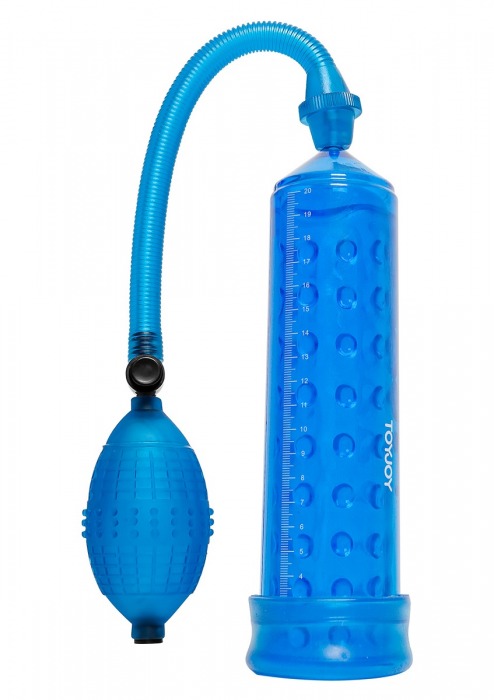 Синяя вакуумная помпа POWER MASSAGE PUMP - Toy Joy - в Ростове-на-Дону купить с доставкой