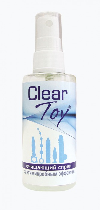 Очищающий спрей Clear Toy с антимикробным эффектом - 100 мл. - Биоритм - купить с доставкой в Ростове-на-Дону
