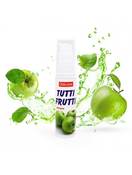 Гель-смазка Tutti-frutti с яблочным вкусом - 30 гр. - Биоритм - купить с доставкой в Ростове-на-Дону