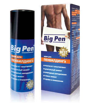 Крем Big Pen для увеличения полового члена - 20 гр. - Биоритм - в Ростове-на-Дону купить с доставкой