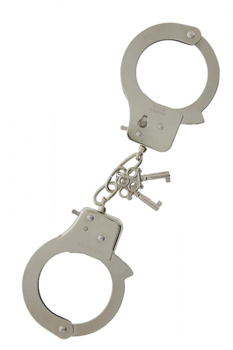 Металлические наручники с ключиками - Tonga - купить с доставкой в Ростове-на-Дону