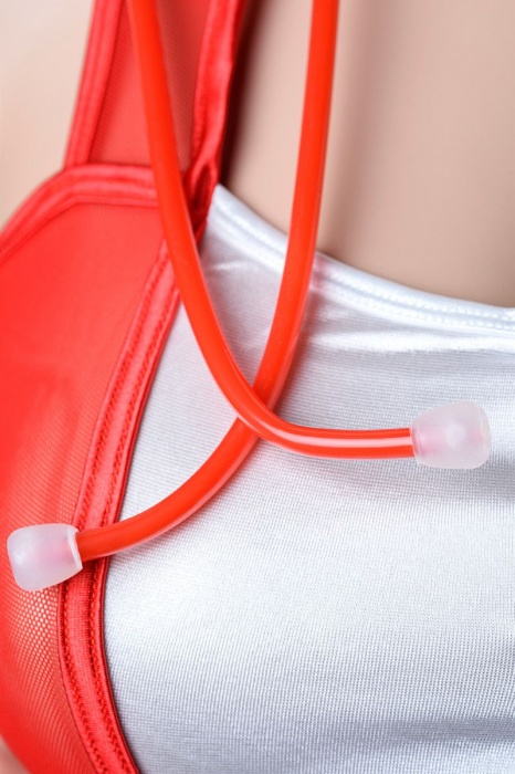 Игровой костюм медсестры: платье,головной убор и стетоскоп - Candy Girl купить с доставкой