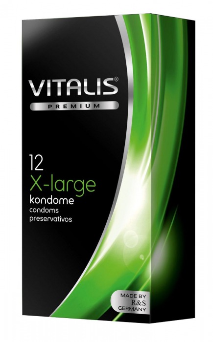 Презервативы увеличенного размера VITALIS PREMIUM x-large - 12 шт. - Vitalis - купить с доставкой в Ростове-на-Дону