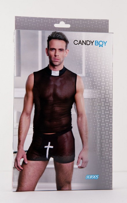 Мужской игровой костюм священника - Candy Boy купить с доставкой
