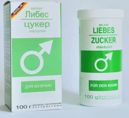 Сахар любви для мужчин Liebes-Zucker maskulin - 100 гр. - Milan Arzneimittel GmbH - купить с доставкой в Ростове-на-Дону