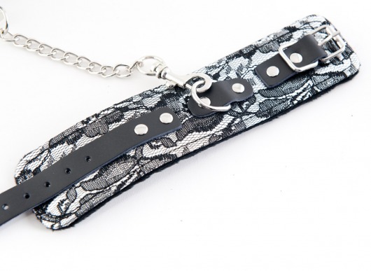 Кружевные серебристые наручники - ToyFa - купить с доставкой в Ростове-на-Дону