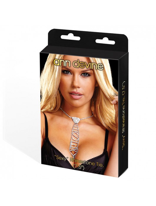 Галстук из кристаллов  SEXY  Rhinestore Tie - Ann Devine купить с доставкой