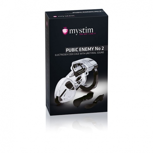 Пояс верности Pubic Enemy №2 с электростимуляцией уретры - MyStim - купить с доставкой в Ростове-на-Дону