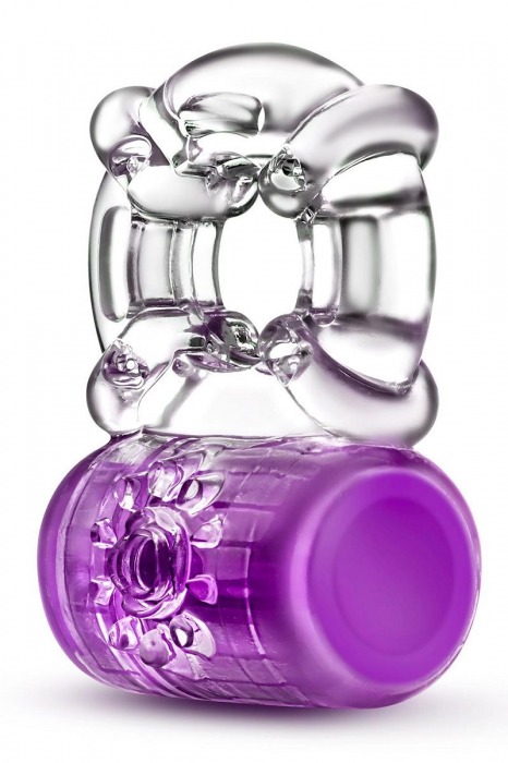 Фиолетовое эрекционное виброкольцо Pleaser Rechargeable C-Ring - Blush Novelties - в Ростове-на-Дону купить с доставкой