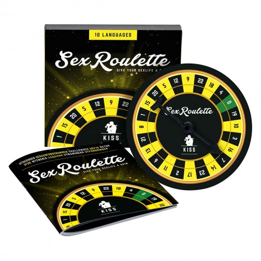 Настольная игра-рулетка Sex Roulette Kiss - Tease&Please - купить с доставкой в Ростове-на-Дону